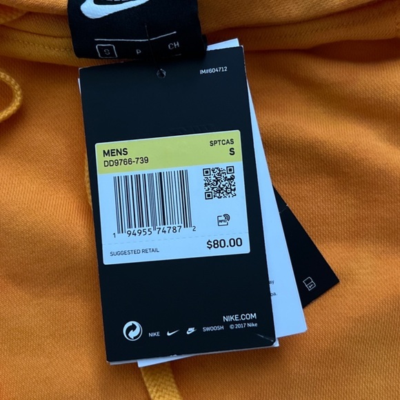 Nike Sportswear Men’s Tie Dye French Terry Pullover Hoodie DD9766-739 Small - Picture 7 of 16